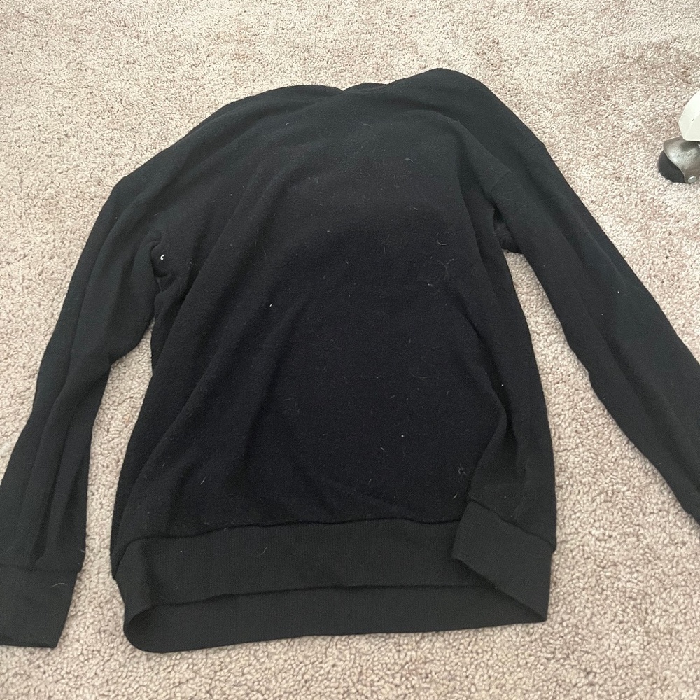 Target Black Pullover with Hood